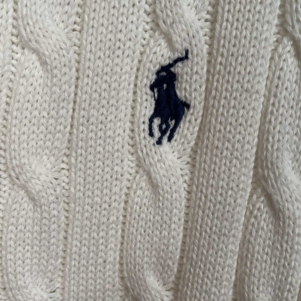 Cable knit Polo Ralph Lauren V-neck sweater